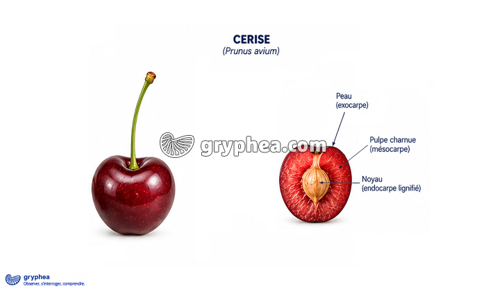 Fruit du Cerisier (cerise) - gryphea.com